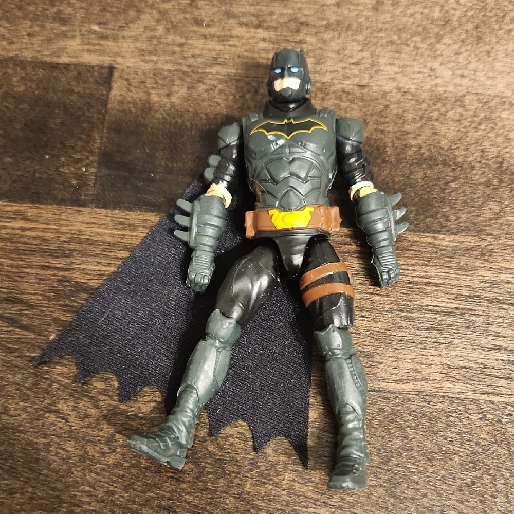 Miniature Batman With Cape Action Figure